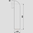 Sanit Eisenberg koleno pro připojení WC 90Gr DN90...