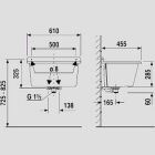 Sanit Eisenberg wash trough with overflow gray