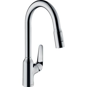 Hansgrohe Focus M42 tek kollu mutfak bataryası 220 (krom)