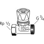 Heimeier, vanne thermostatique de départ