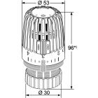 Heimeier thermostatic head K for Vaillant