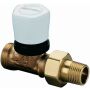 Heimeier flow thermostat valve, 1/2", red bronze with 3/4" manual regulating cap