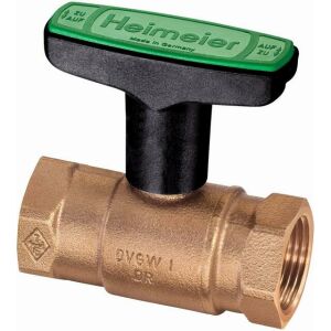 Robinet à boisseau sphérique Globo D Heimeier pour eau potable, filetage intérieur DN 25, 1"x1"