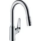 Hansgrohe Focus M42 tek kollu mutfak bataryası 180 (krom)