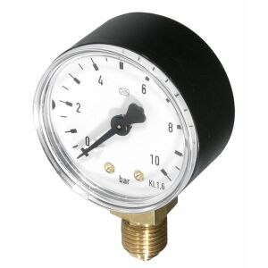 Honeywell Manometer 50 mm d, für Vordruck DN 8 (R 1/4), Teilung 0-16 bar