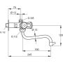 Ideal Standard Mezclador de vaciado para aparatos de agua hirviendo, cromo