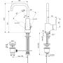 Ideal Standard Μείκτης νιπτήρα CERAPLAN III 290, ψηλό στόμιο