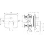 Ideal Standard CERAPLAN III Badearmatur, Unterputz