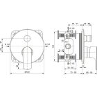 Ideal Standard CONNECT AIR banyo bataryası, gizli