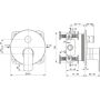 Ideal Standard CONNECT AIR Badearmatur, Unterputz