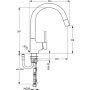 Ideal Standard Nora Küchenarmatur mit Ausziehbrause