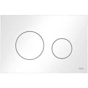 Tece Loop WC-Betätigungsplatte für Zweimengentechnik (weiß)