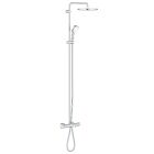 Grohe Tempesta Cosmopolitan System 250 Système de douche avec thermostat de bain pour montage mural (chromé)