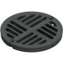 Boiler system 200 plastic slotted grate 27173 black class A D 218 mm