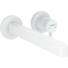 Hansgrohe FINORIS Set de finition pour robinetterie de lavabo à 2 trous, bec 225 mm, blanc mat