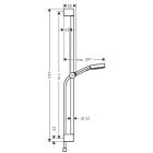 Hansgrohe Pulsify Select zestaw prysznicowy 105 3 rodzaje...