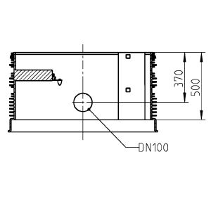 JUNG PENTAIR S-ACCESSORIES PSV-D 1000X500 SG T (10) COM RISER U TRAVERSE, PARA PKS-D 1000