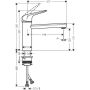 Hansgrohe bateria zlewozmywakowa 120 M42 z obrotową wylewką chrom