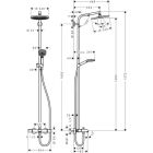 Hansgrohe Sprchová trubka CROMETTA S 240 1JET, pro...