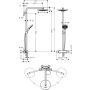 Hansgrohe dušitoru RAINDANCE SELECT S 240 2jet, kroomitud