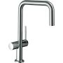 Hansgrohe TALIS M54 misturadora de lavatório U 220, válvula de paragem do aparelho 1jet cromada