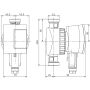 WILO сервизна водна помпа STAR-Z NOVA A NOVA A, R 1/2, Bl 138 mm, WS