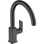 Mezclador de fregadero Hansgrohe VERNIS Shape 260, M35 1jet negro mate