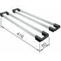 Blanco Set TOP rails 400 x 60 mm, stainless steel/plastic