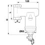 Odlučovač kalu Spirotech S, DN 25 (1"), vertikální instalace