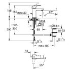 Grohe Sail Cube bateria umywalkowa, rozmiar S, z...