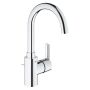 Grohe Feel Waschtisch Armatur, hoher Auslauf, L-Size, chrom, mit Ablaufgarnitur