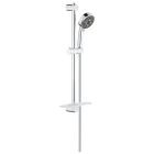 Barre de douche Grohe Vitalio Comfort 100, 3 types de jets