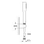 Grohe Vitalio Get Stick Wandhalterset 1 Strahlart