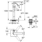 Misturadora de lavatório Grohe Allure, para...