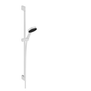 Ensemble de douche Hansgrohe PULSIFY SELECT 105 3 jets, blanc mat