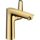 Hansgrohe TALIS E 150 wash basin tap with waste set, polished gold optic