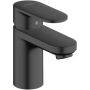 Hansgrohe VERNIS Blend 70 Robinetterie de lavabo, avec garniture découlement à tirette, noir mat