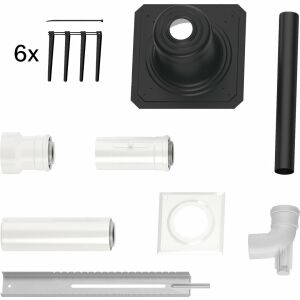 BOSCH Accessori per scarico FC-Set60-C93x Kit base C93x, d:60/100 mm Plastica