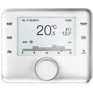 BOSCH außentemperaturgef. Regler CW 400 für bis 4 Heizkreise und 2 WW-Ladekreise