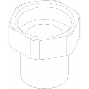 BOSCH Rohrstutzen F-G1 M-G3/4 für TH3500..