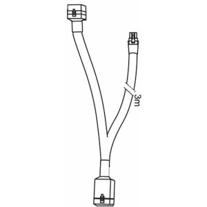 BOSCH Zubehör für Luftwärmepumpen Kabel Adapter Wärmepumpe ext. Umschaltv.