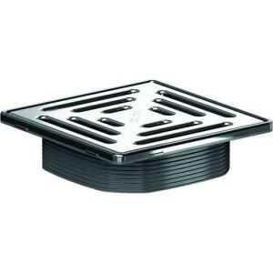 Dallmer top DallDrain Select με πλαίσιο από ανοξείδωτο χάλυβα 150x150mm