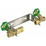 Locks for water meter installation sets, stainless steel, adjustable, horizontal Q3 10, 1"x1"