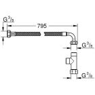 Grohe Installationsset BAU KERAMIK, Schlauch,...