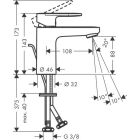 Hansgrohe VERNIS Blend 100 misturadora de...