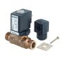 Bender solenoid valve 230V, red brass, closed when de-energized