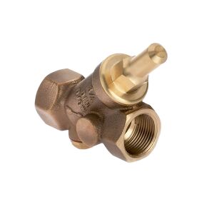 Bender non-return valve type 3701 with test connection, female thread, red bronze (DN20 (R 3/4))