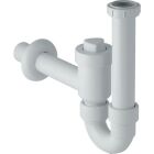 Geberit, évacuation de lavabo, plastique, verrouillable, sortie horizontale 1 1/2"x40mm