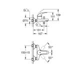 Grohe Start Curve Robinetterie de bain, apparente,...