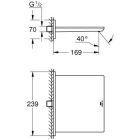 Grohe, bec cascade ALLURE pour baignoire/douche,...